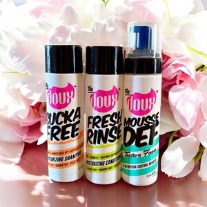 ⚫️ The Doux Mousse Def Texture Foam Moisturizing Shampoo & Conditioner Set